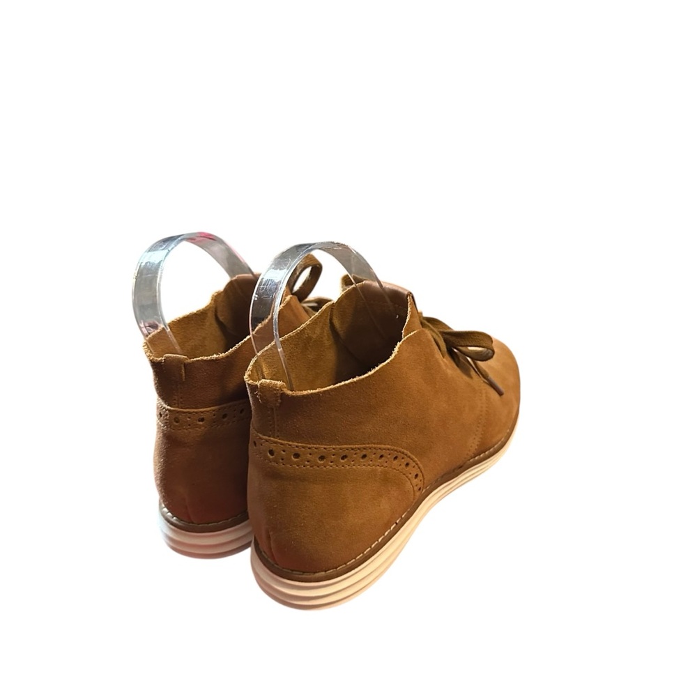Cole Haan Suede GrandOS Chukka Ankle Boots Women’s Size 6.5 Brown Preppy Fall - Picture 4 of 11